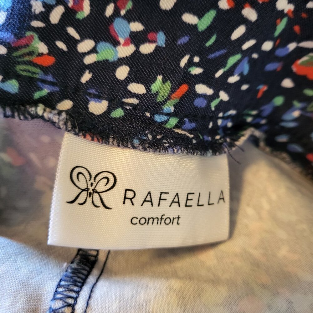 Rafaella Comfort Stretch Pull On Bermuda Shorts Size 16 Mediterranean Blue - Picture 5 of 6